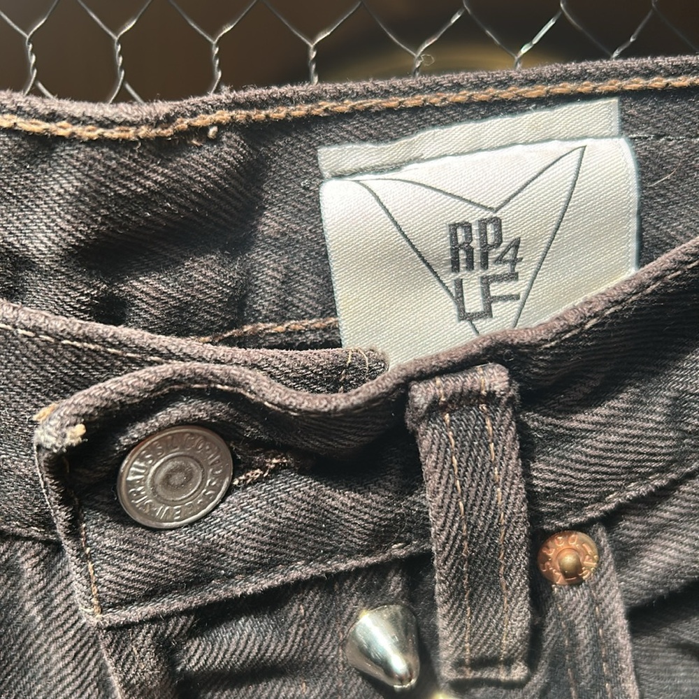 Levi's 501 Upcycled Studded Cut Off Jean Shorts - Picture 5 of 12